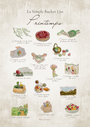 Bucket-List Printemps